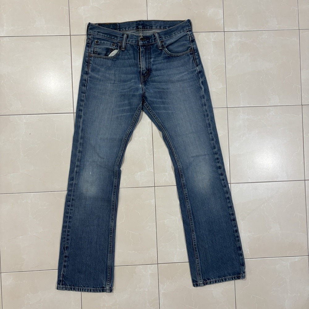 Vintage Levi's 527 Jeans Men's 30x30 True Fit Blue Denim Y2K Bootcut Flare Faded